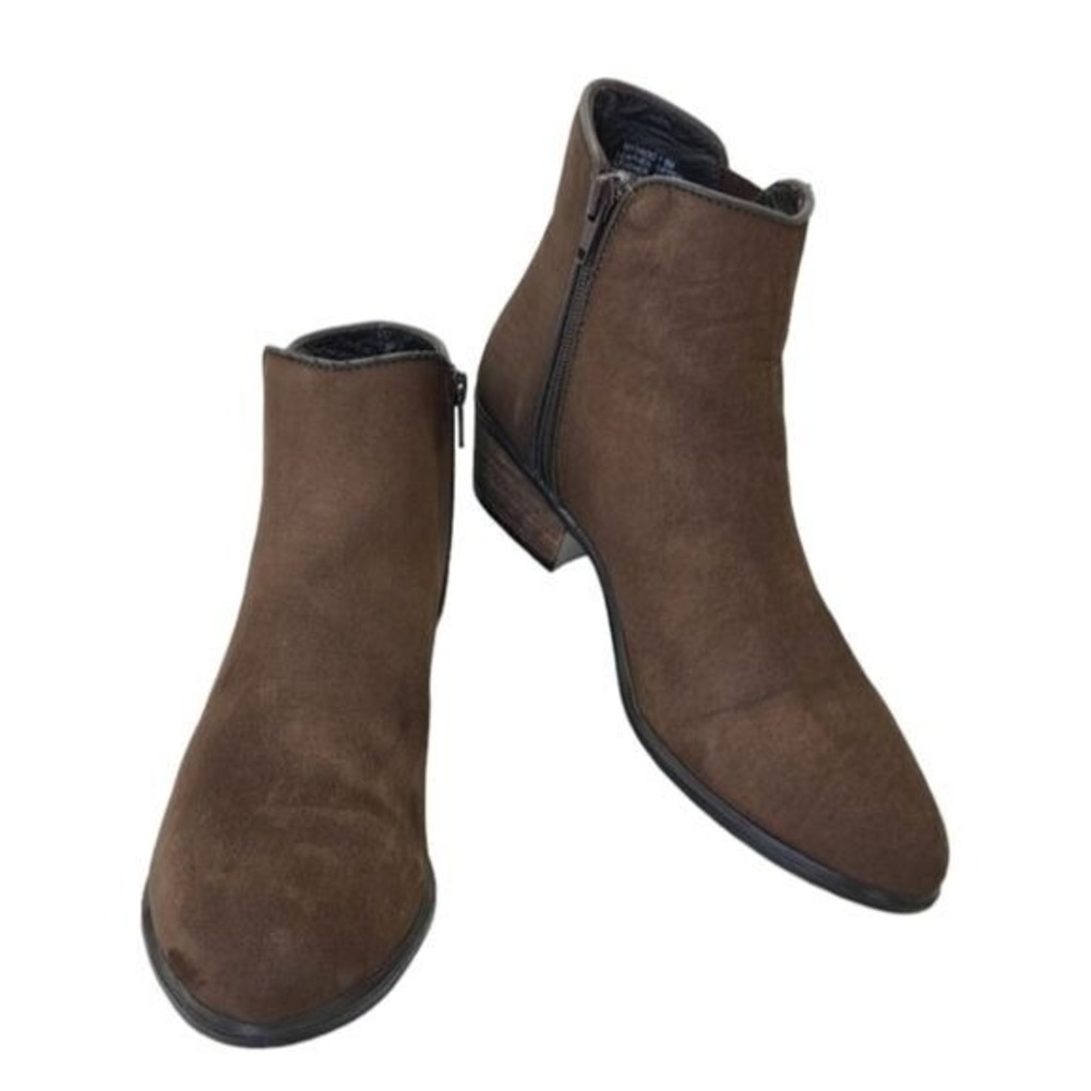 Steve Madden Women's Brown Suede Leather Ankle‎ Boots Size 7.5 M